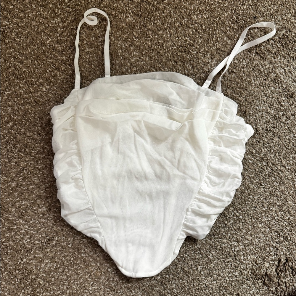 white corset top (M)